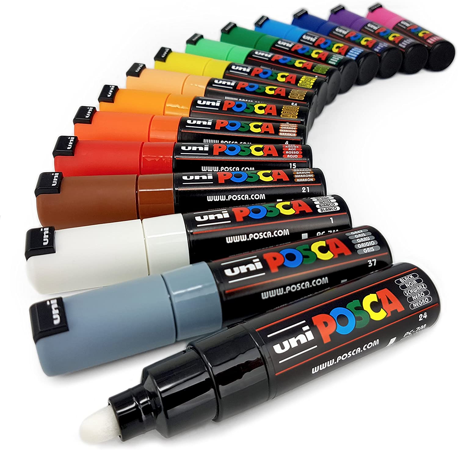 UNI POSCA 7M BOLD BULLET to Artists Paint Markers