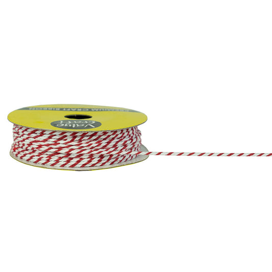 Value Craft Bakers Twine 1.5mm x 13m Red