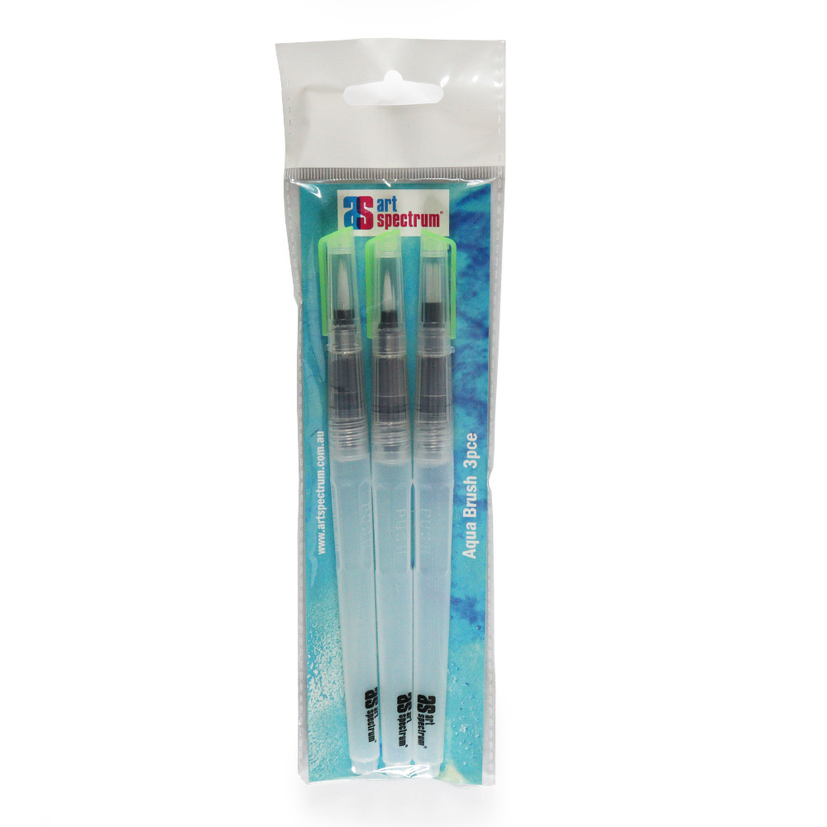 Art Spectrum Aqua Brush Set of 3 - Assorted Flat and Round