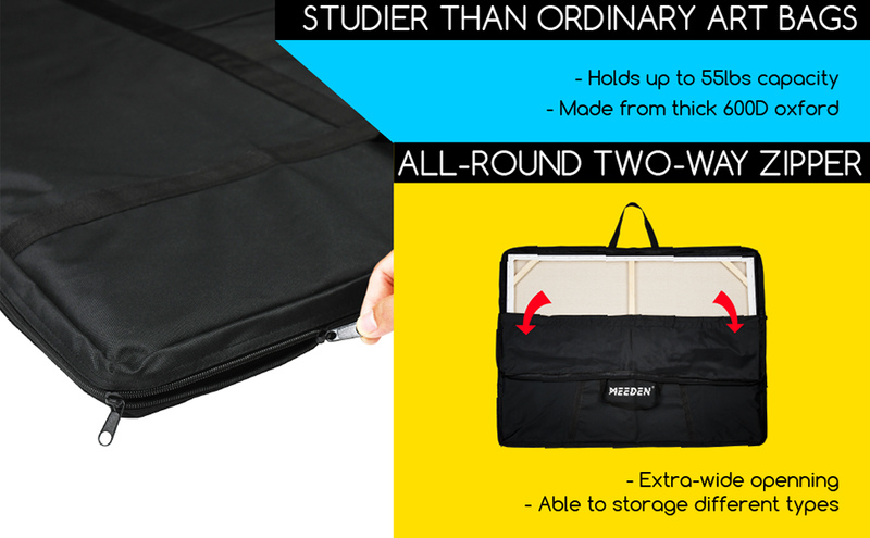 MEEDEN Soft-Sided + Folding Portfolio Bag Fits A1