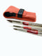 Escoda Travel Brush Synthetic Set of 3 - Red