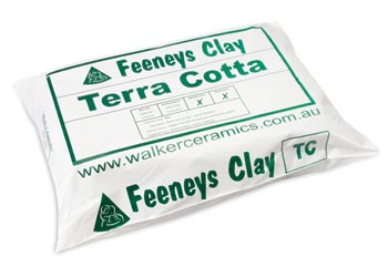Feeneys Terra Cotta Midfire Clay 12.5kg TCM