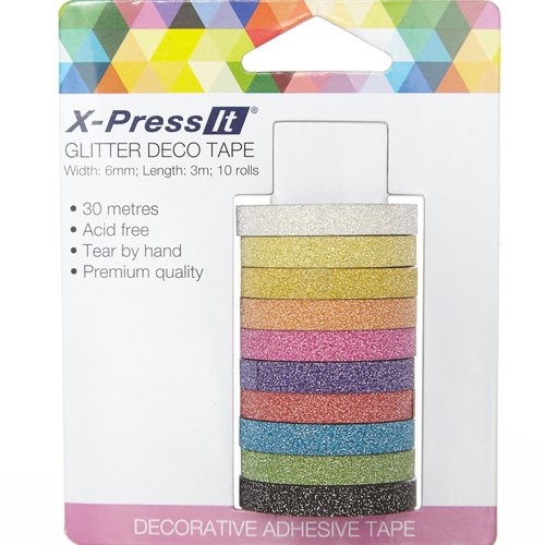 Xpress It Paper Deco Tape - Glitter