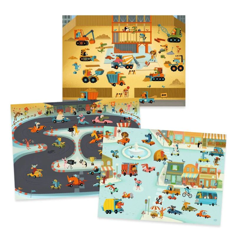 Djeco Decals - Construction and Racing