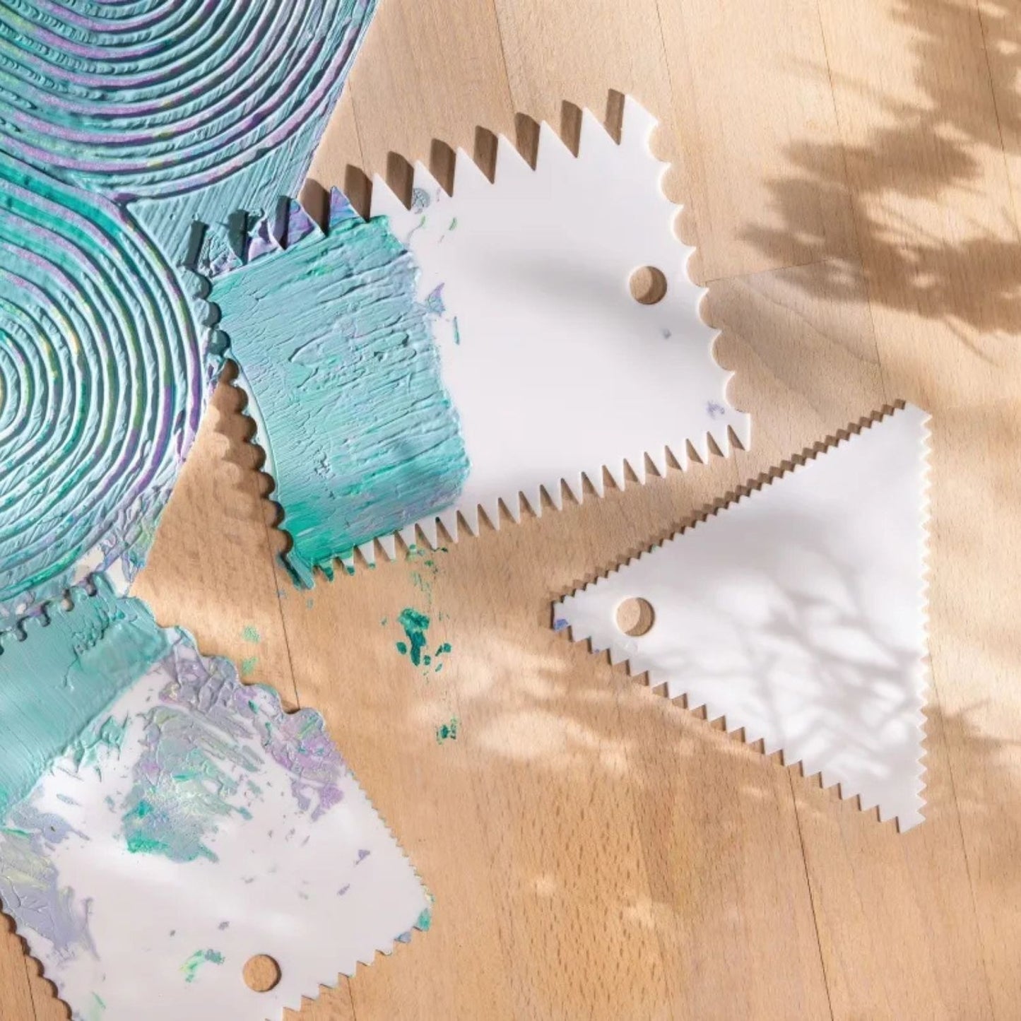 Byron Plastic Creative Scrapers Set of 3