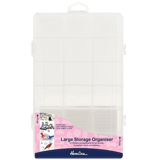 Hemline Krafty Multiuse Organiser 24 Compartment - XL
