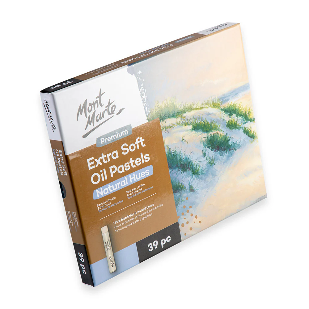 Mont Marte Extra Soft Oil Pastels Natural Hue 39pc image 7