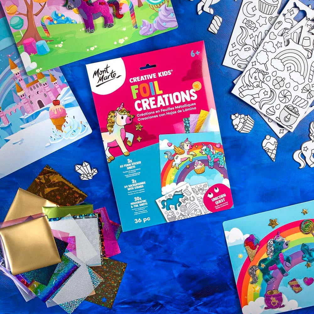 Mont Marte Foil Creations - Unicorn Quest