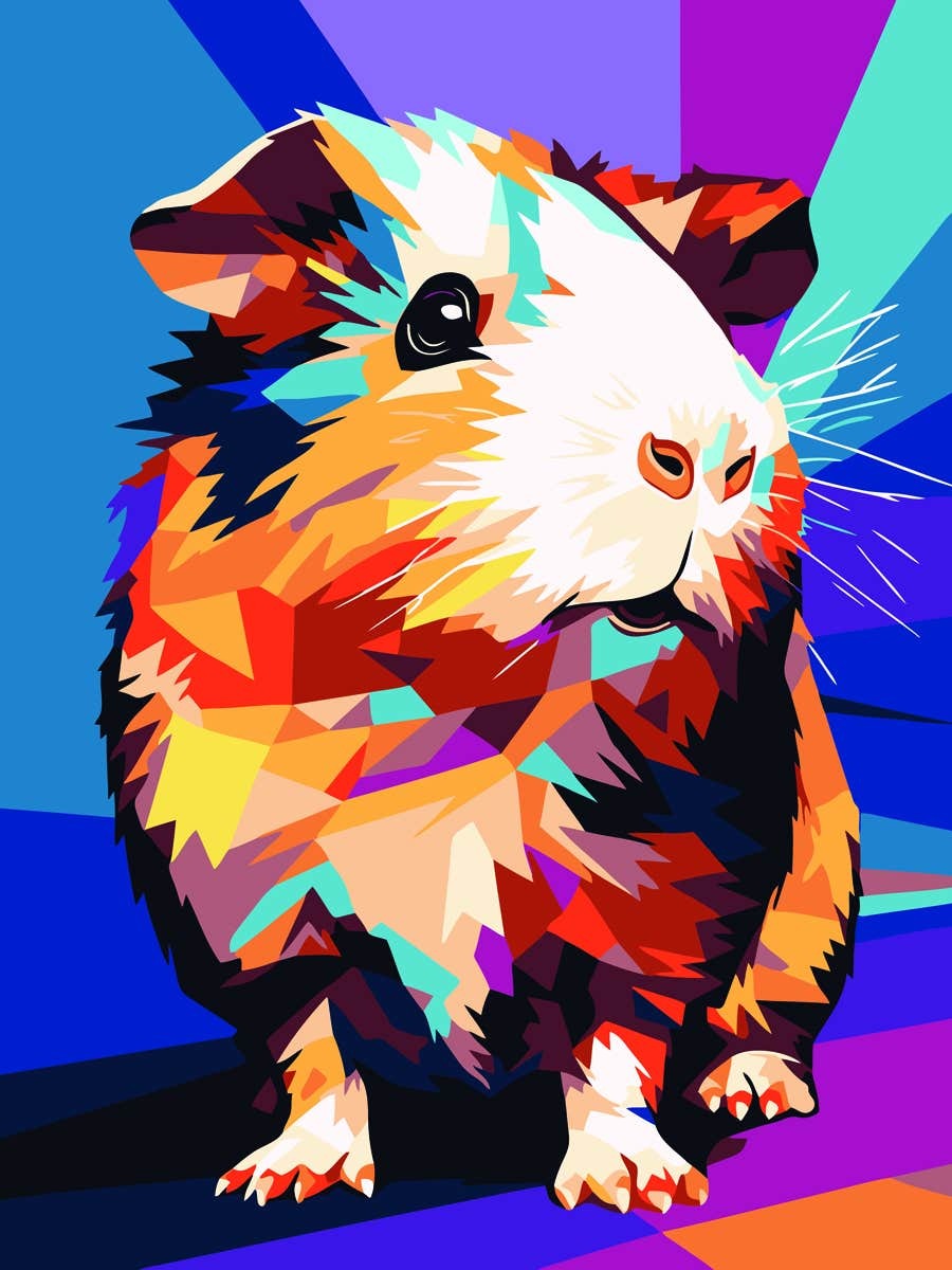 Reeves Paint By Numbers 12x16 inch - Chubby Cheeks