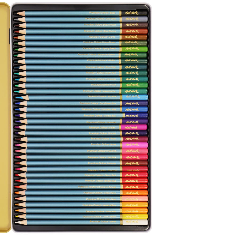 Mont Marte Colour Pencils Tin 36pce image 7