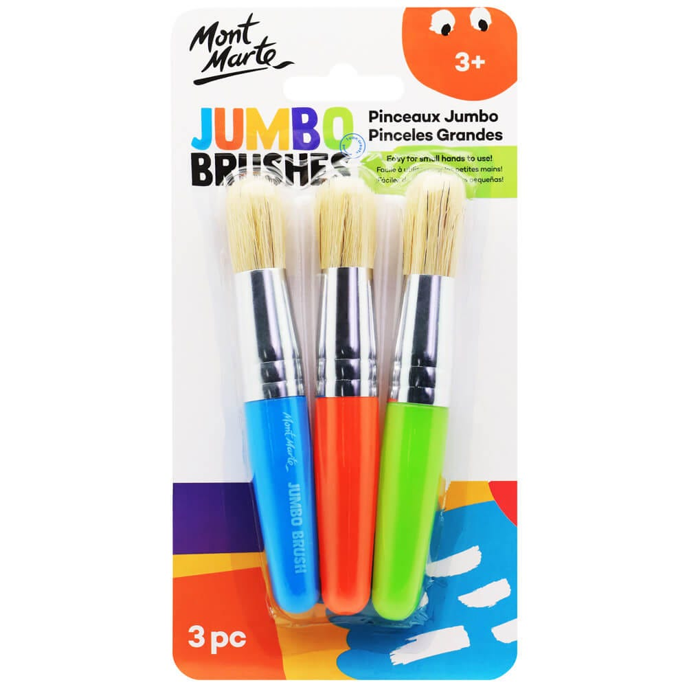 Mont Marte Kids Jumbo Brushes 3pce image 4