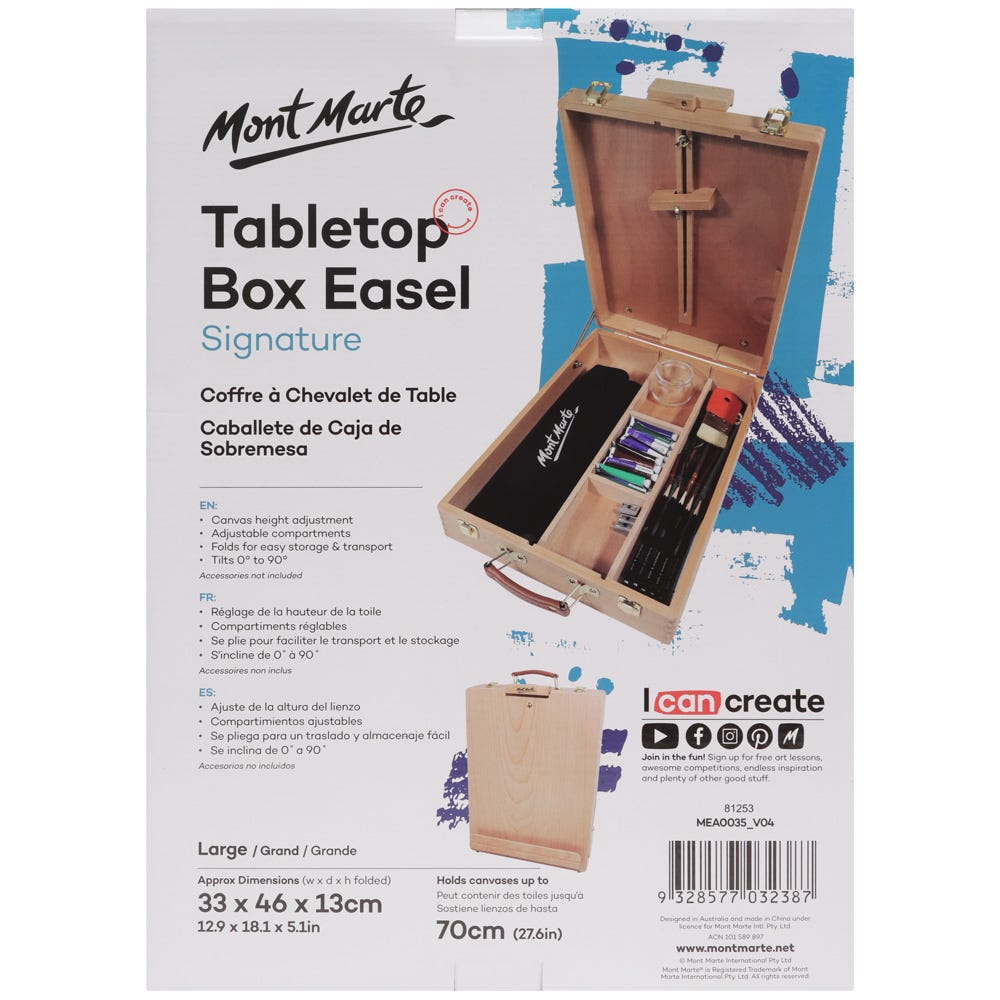 Mont Marte Signature Tabletop Box Easel Large image 6