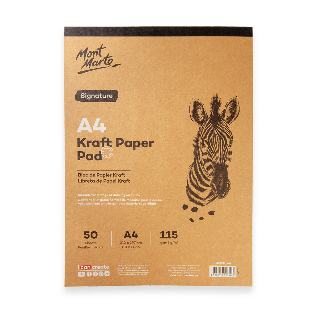 Mont Marte Kraft Paper Pad 50 sheets image 5