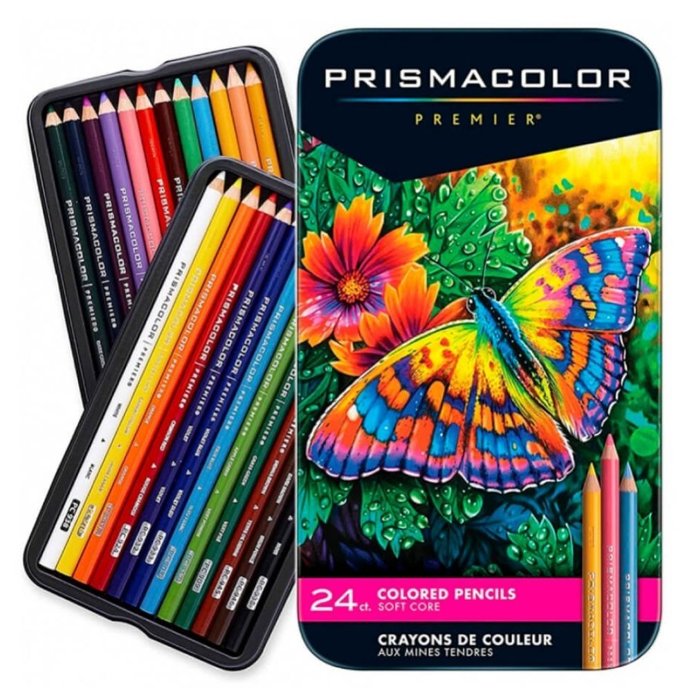 PRISMACOLOR Premier Coloured Pencil Tin of 24 image 6