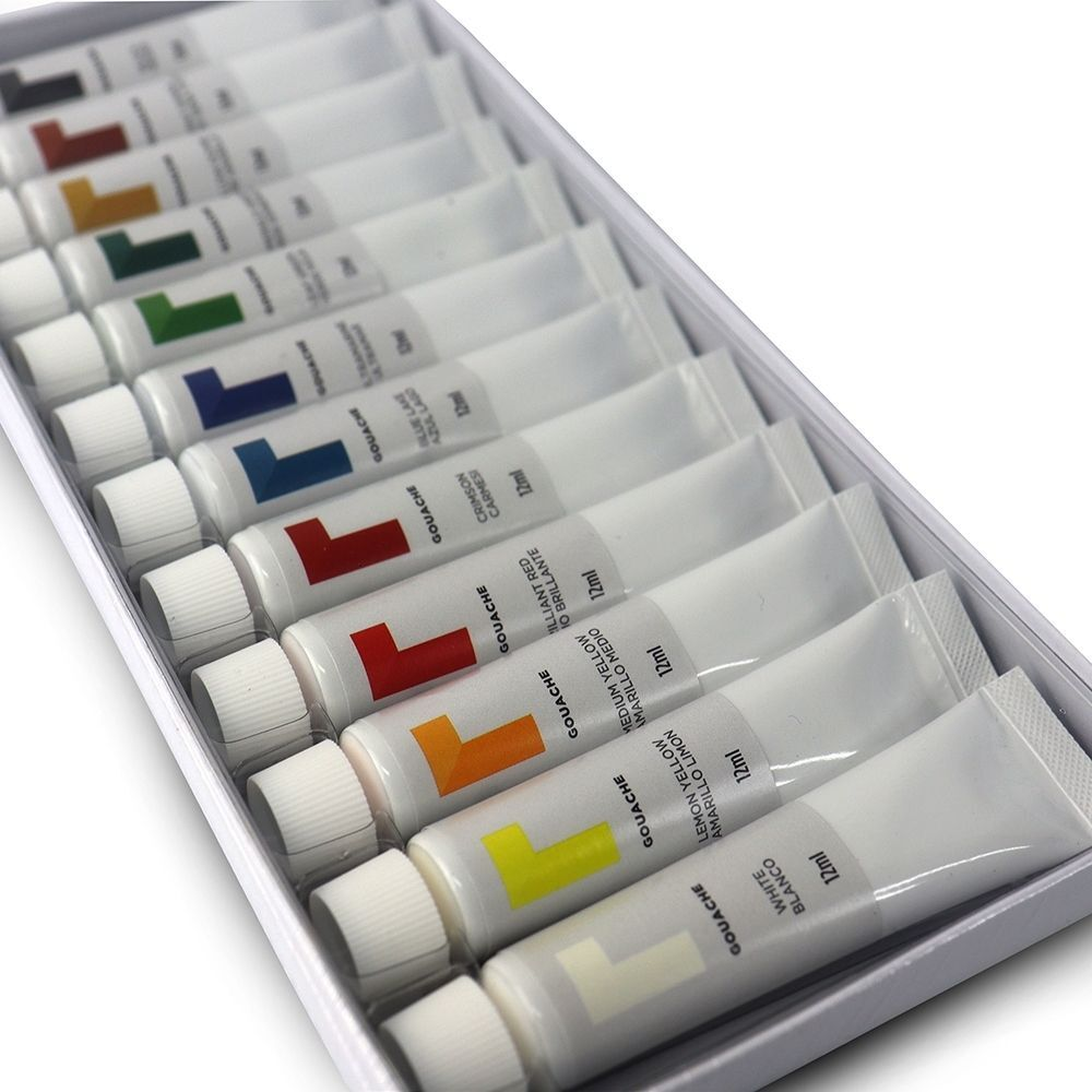 Reeves Gouache Paint Set 12 x 12ml image 3