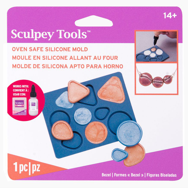 Sculpey Silicone Mold - Bezel Shapes