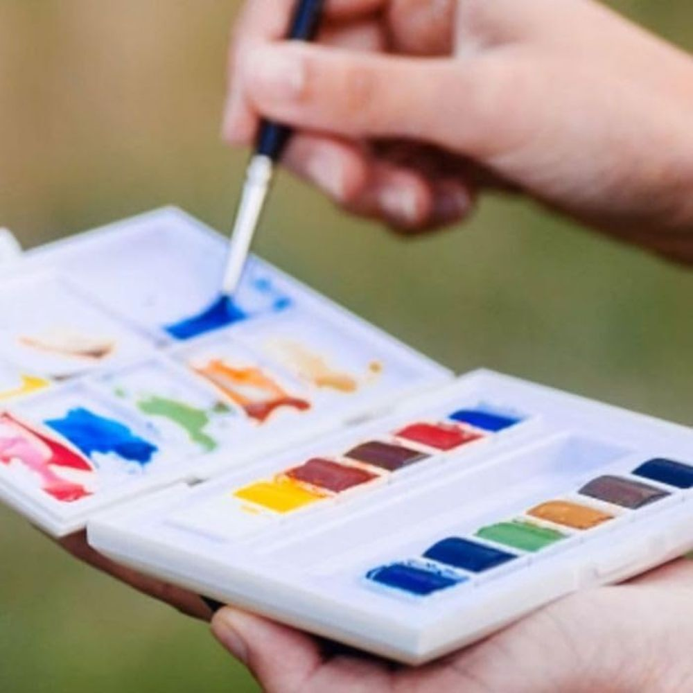 Sennelier Watercolour Travel Box of 12 Half Pans image 6