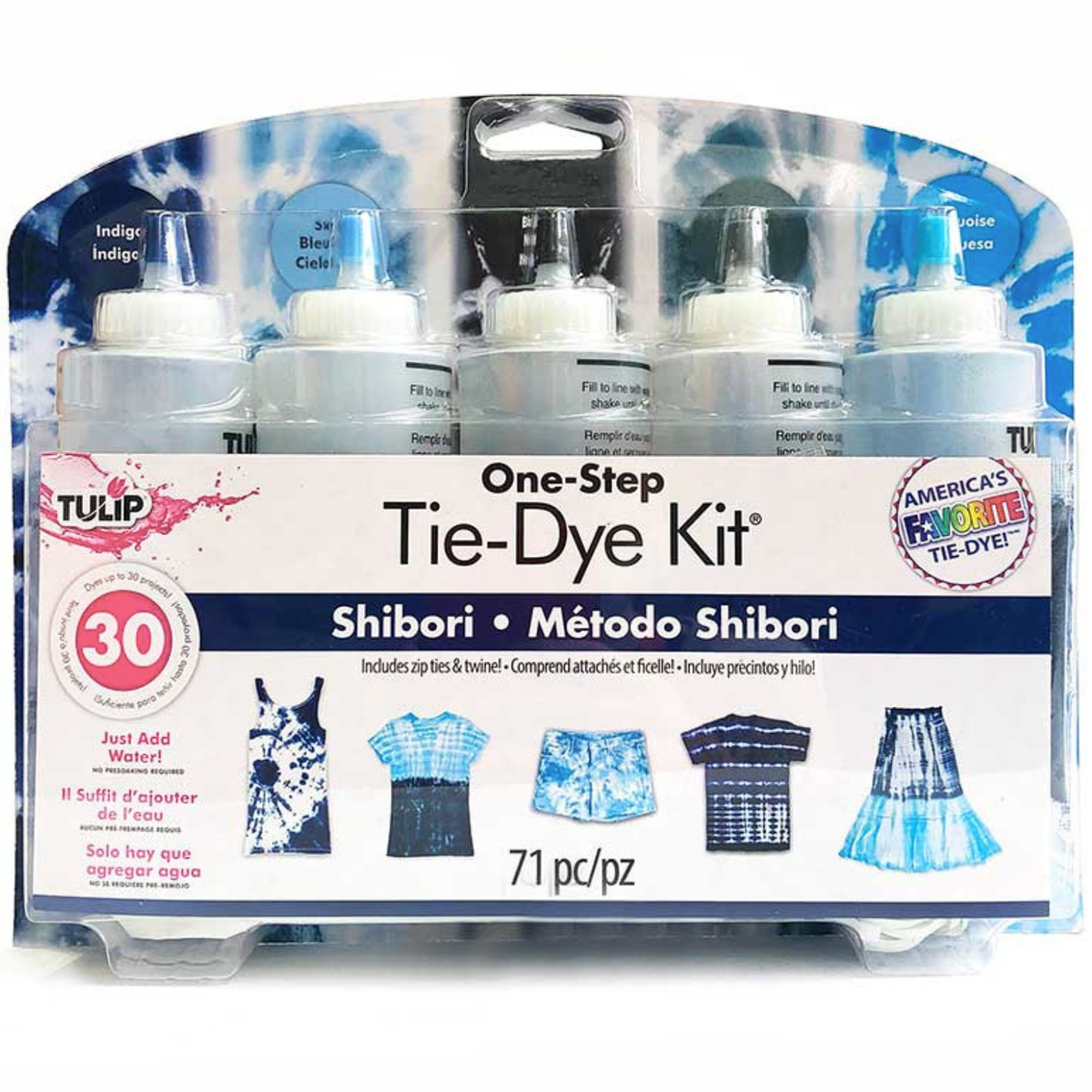 Tulip One Step Tie Dye Kit - Shibori 5 Colours
