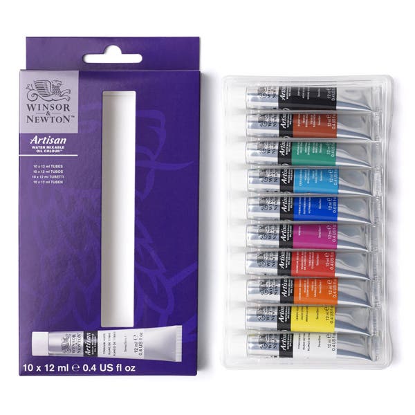 Winsor and Newton ARTISAN Water-Mixable Oil Set of 10 x 12ml