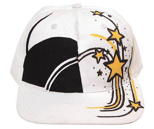 Zart White Fabric Cap