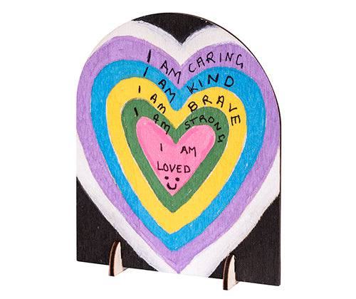 Zart Wooden Desktop Message Board