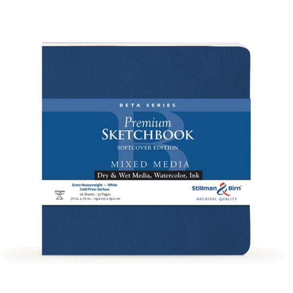 Stillman and Birn Beta Softcover Sketchbook 7 x 7 inch
