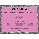 ARCHES 300g Watercolour BLOCK Smooth