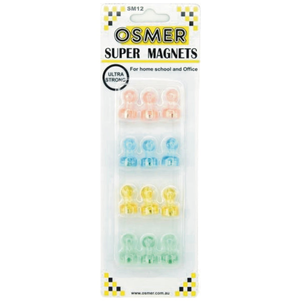 Osmer Super Magnets Pack of 12
