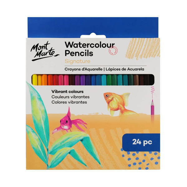 Mont Marte Watercolour Pencils 24pce