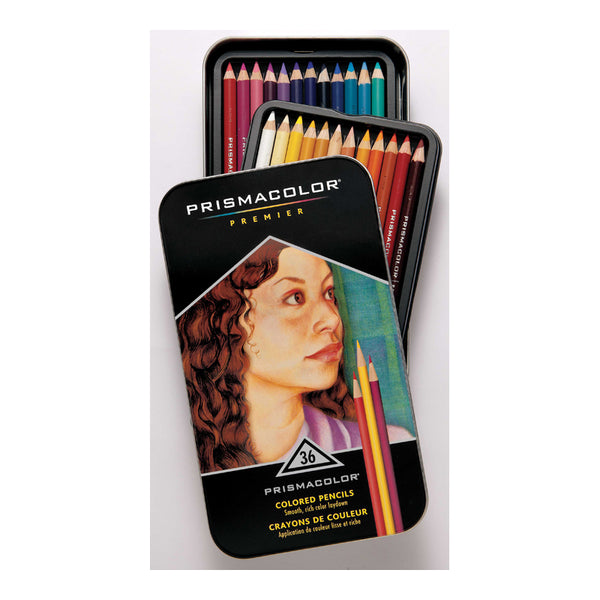 PRISMACOLOR Premier Coloured Pencil Tin of 36