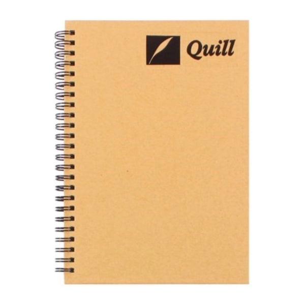 Quill Lined Notebook A5 Kraft Cover