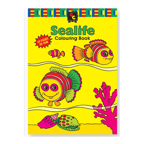 Educational Colours COLOURING BOOK Sealife