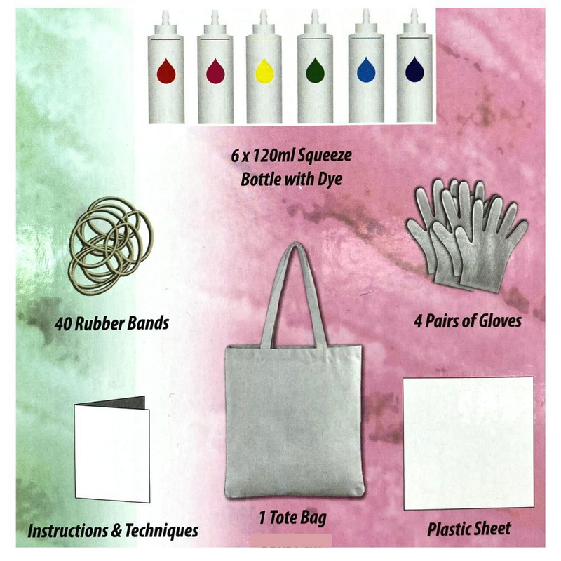 Jasart Tie Dye Creative Tote Bag Set