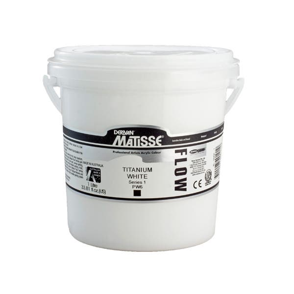 MATISSE FLOW ACRYLIC 1 Litre S1 Titanium White