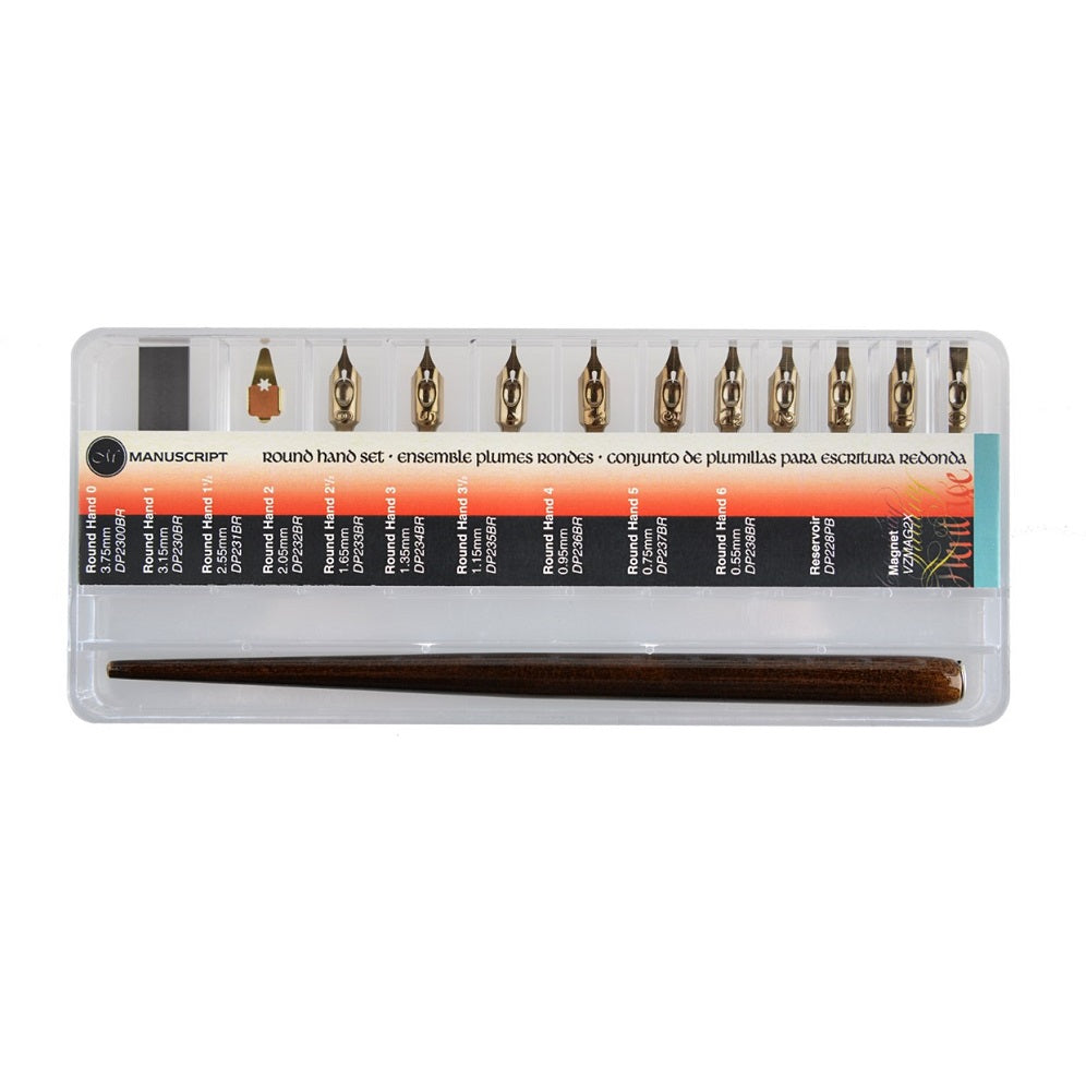 Manuscript Round Hand Pen and Pen Holder Box Default Title