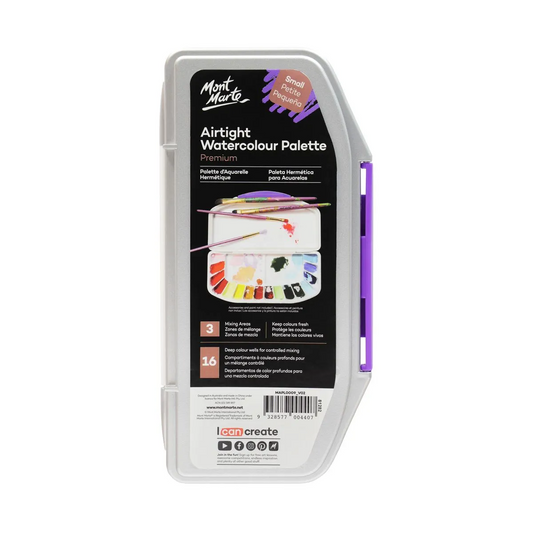 Mont Marte Air Tight Watercolour Palette 16 Well Default Title