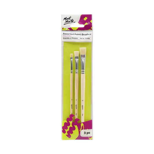 Mont Marte Brush Set 3pc BMHS0038 Default Title