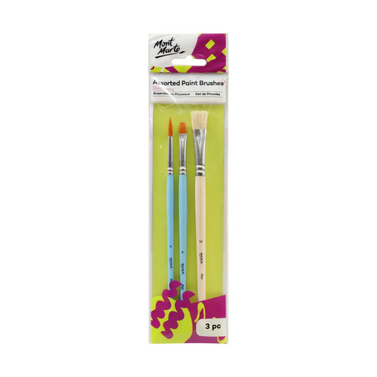 Mont Marte Brush Set 3pc BMHS0041 Default Title