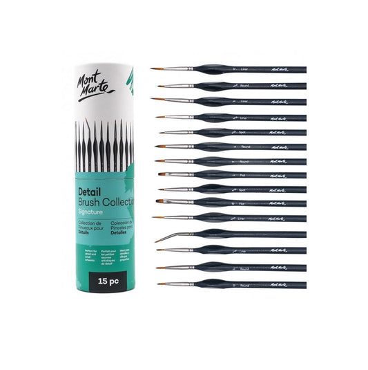 Mont Marte Detail Brush Collection 15pc Default Title