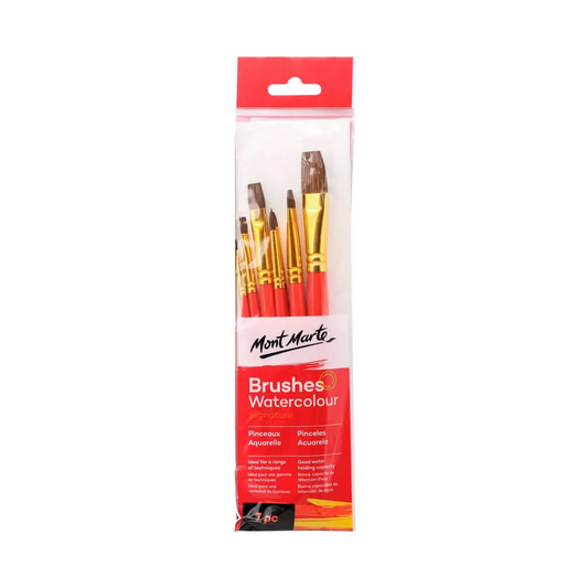 Mont Marte Gallery Series Brush Set Watercolour 7pce No.26 Default Title