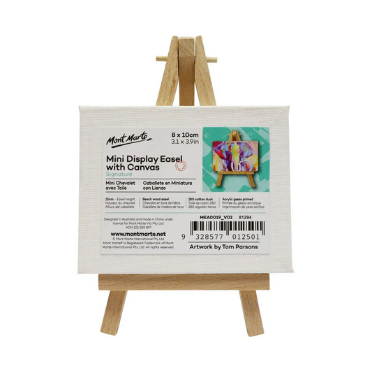 Mont Marte Mini Display Easel with Canvas 8x10cm Default Title