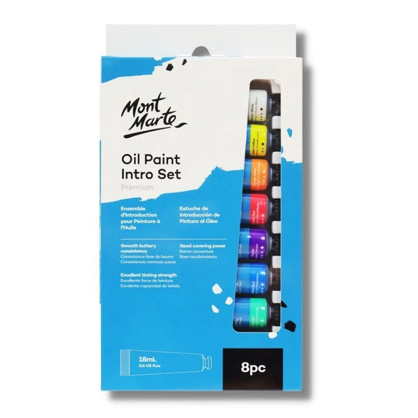Mont Marte Oil Paint Intro Set 8pce x 18ml