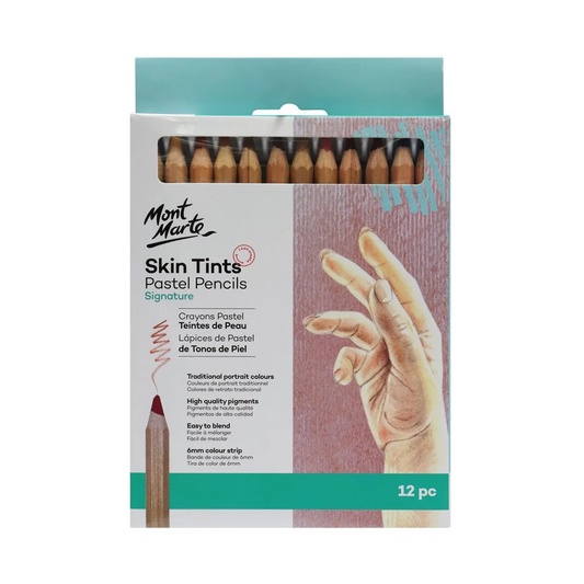 Mont Marte Skin Tints Pastel Pencils 12pce Default Title