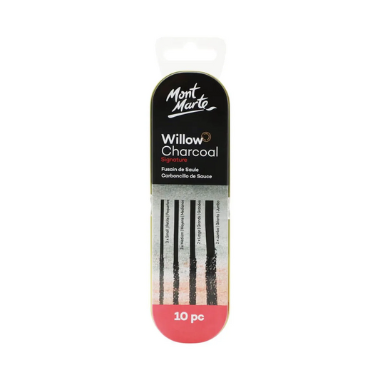 Mont Marte Willow Charcoal in Tin 10pce Default Title