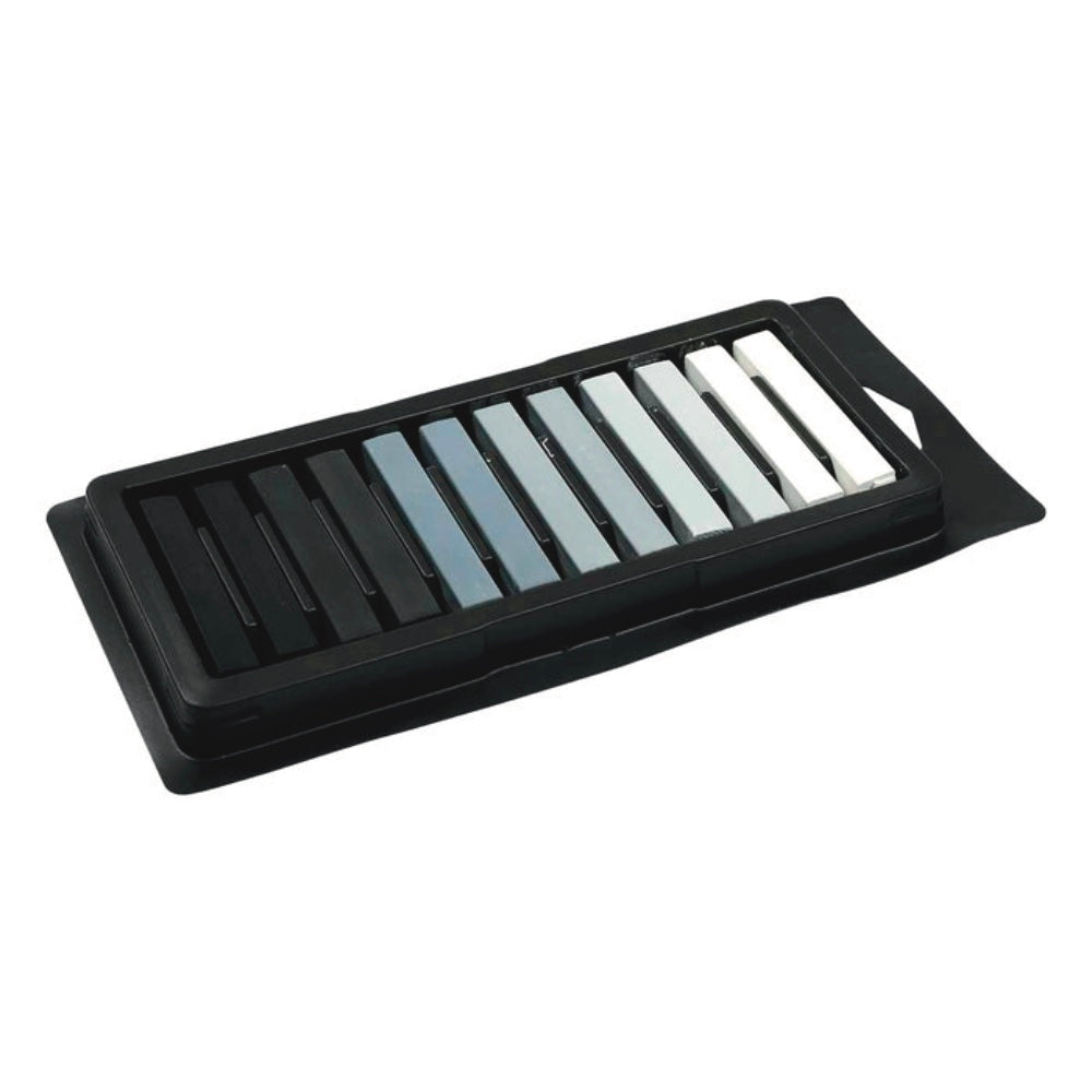 MUNGYO Soft Pastels set of 12 Greytones image 2