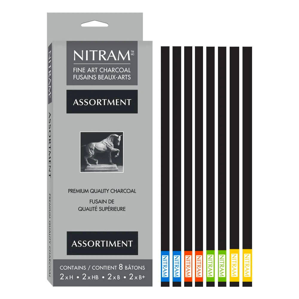 Nitram Fine Charcoal Assortment x 8 Default Title