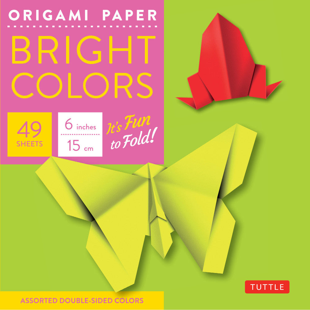 Origami Paper 15 x 15cm - Bright Colours Default Title