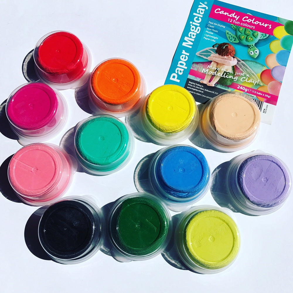 Paper Magiclay 240g Assorted Candy Colours image 5