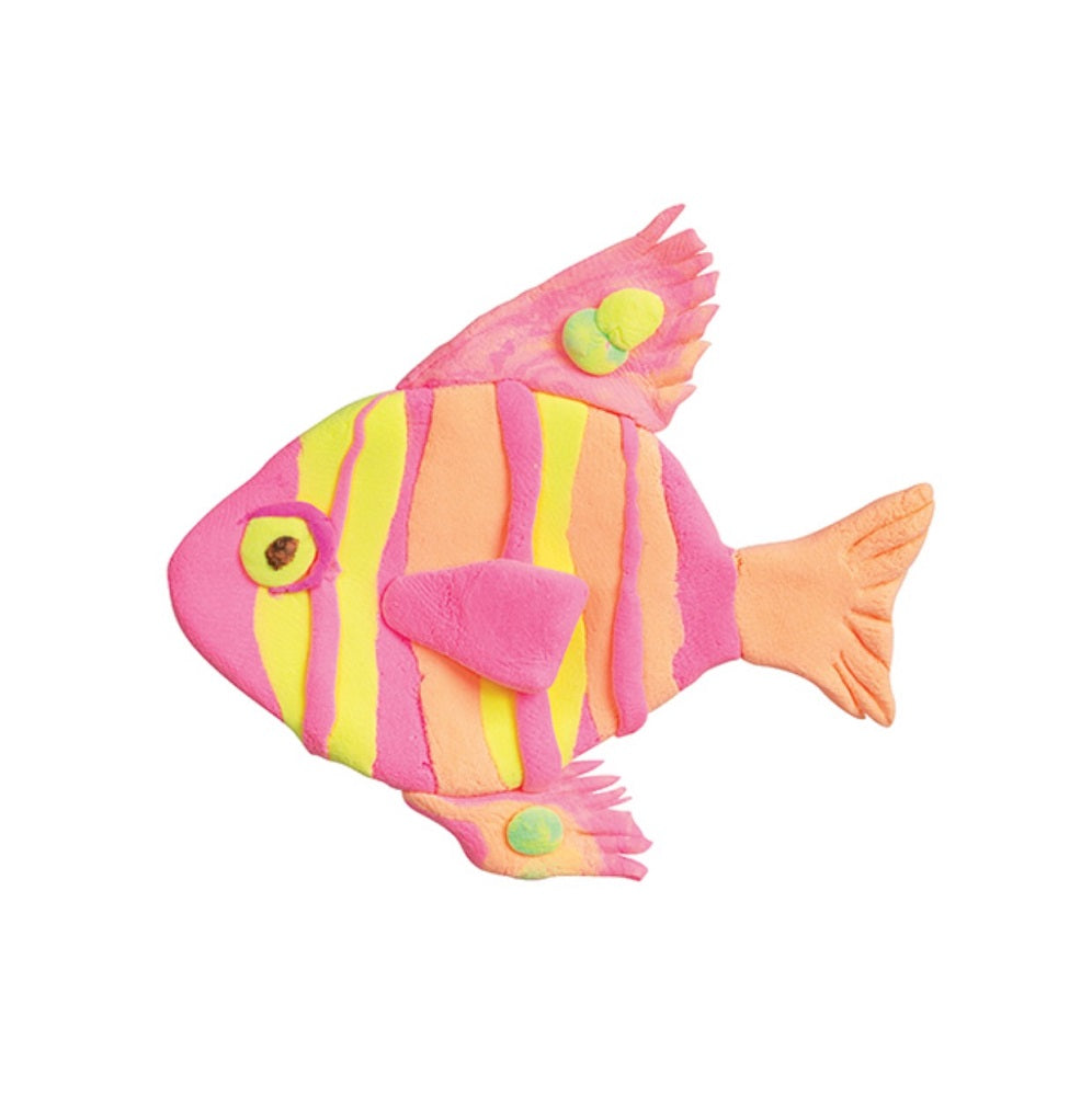 Paper Magiclay 240g Assorted Neon Colours image 2