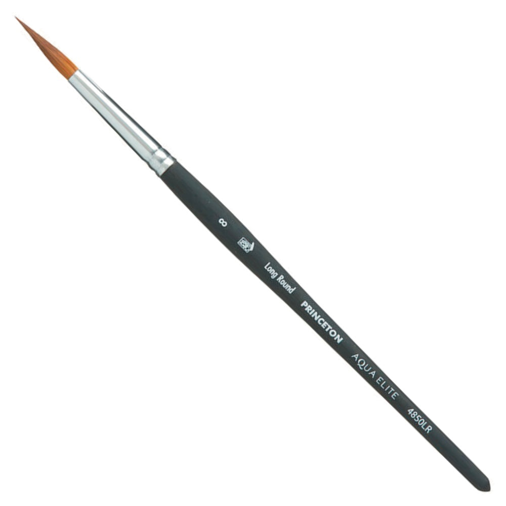 Princeton ELITE Synthetic Short Handle Long Round